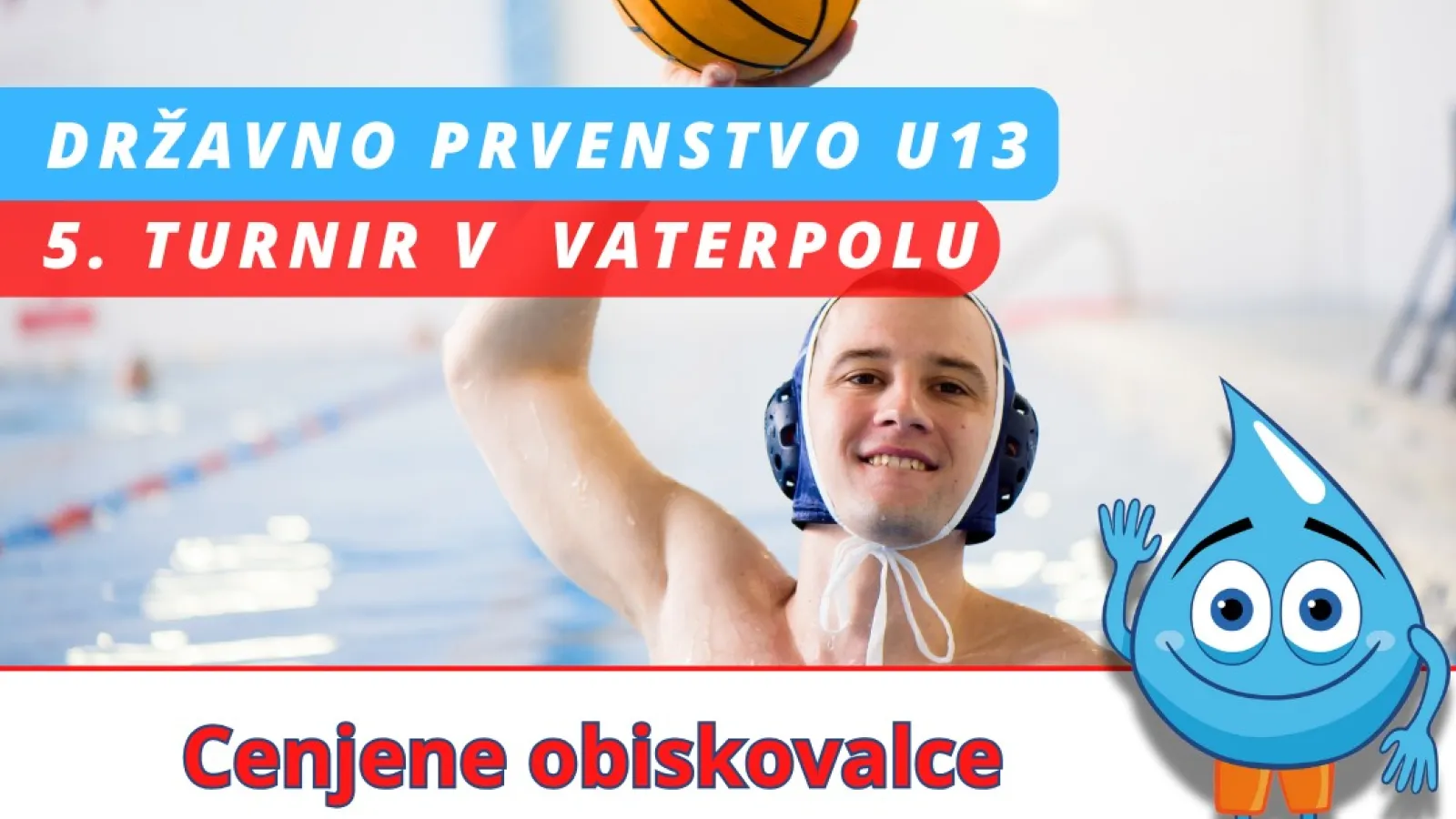 Notranji bazen zaprt zaradi turnirja v vaterpolu